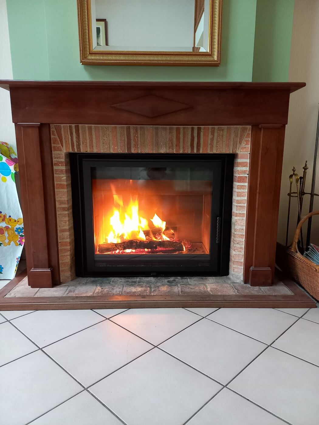 Cheminée gaz d'intérieur
