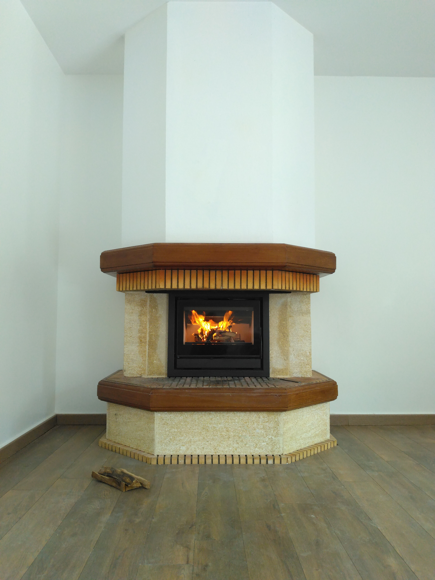 Cheminée gaz d'intérieur